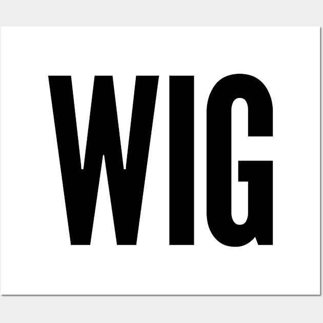 Wig Slang Wall Art by xesed